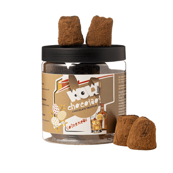 Trufas de Chocolate com Cointreau - Frasco de Páscoa 130 g