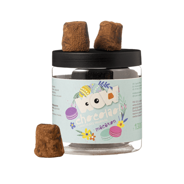 Macaron - Trufas de Chocolate de Páscoa - Frasco de oferta 130g