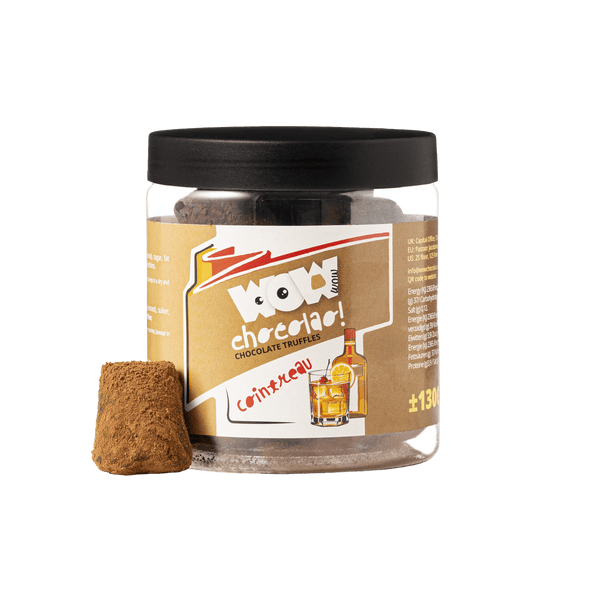Trufas de Chocolate com Cointreau - Frasco para presente 130 g