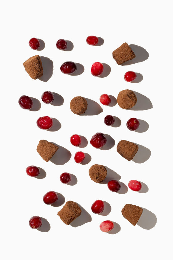 Cranberry chocolate truffles - bulk - WOW Chocolao!