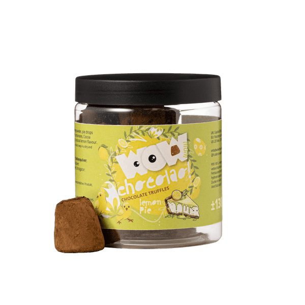 Trufas de Chocolate Sabor Torta de Limão – Pote para presente 130 g